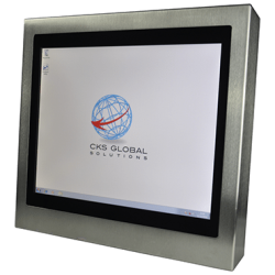 12 Industrial Monitor Display Cased Front