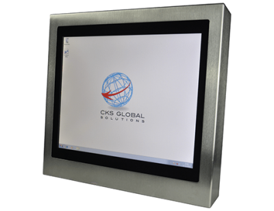 12 Industrial Monitor Display Cased Front