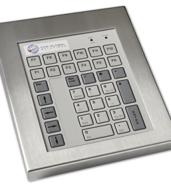 42 Key Industrial Keyboard Cased Front