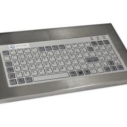 96 Key Industrial Keyboard Cased Front